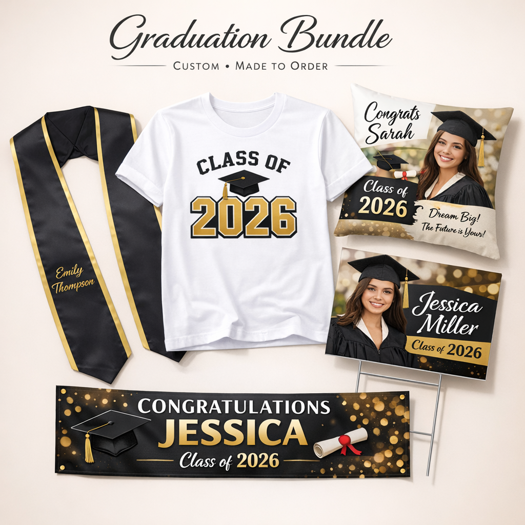 Graduate Merch Graduation Bundles & Custom Senior Gear | Motivation Drip Customs